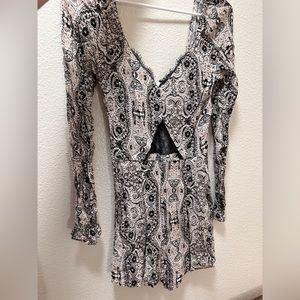 Kendall & Kylie jumpsuit/romper lace contrast